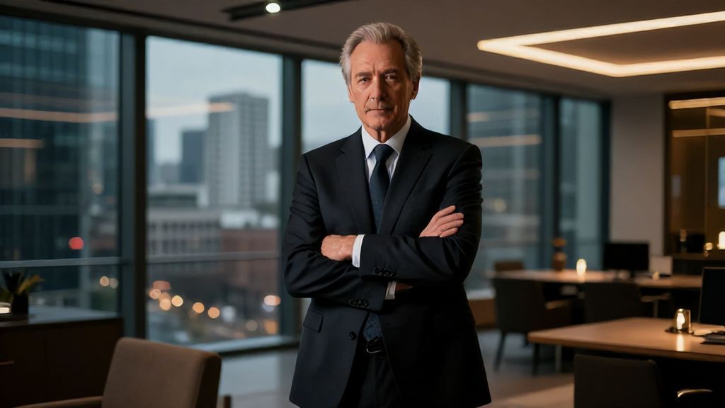 Persönlicher Finanzmentor im Büro bei der Beratung